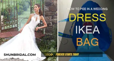Wedding Dress Hack: Pee in an IKEA Bag