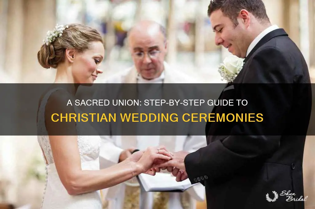 how to perform a christian wedding ceremony