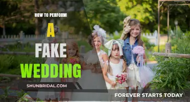 Mastering the Art of a Mock Wedding: A Step-by-Step Guide