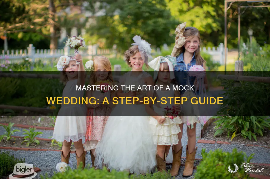 how to perform a fake wedding