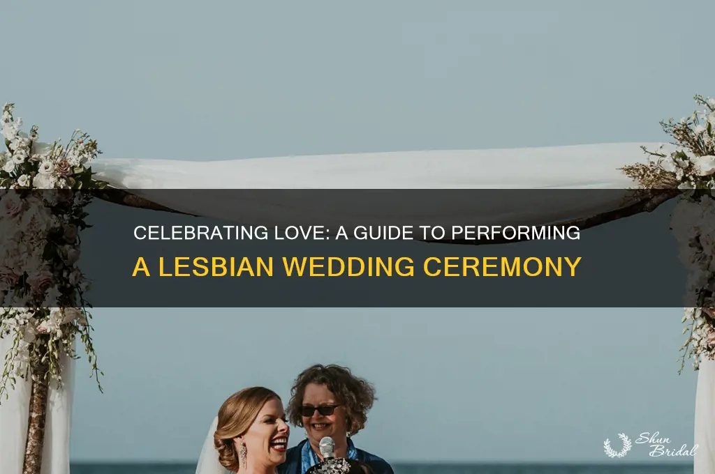 how to perform a lesbian wedding ceremony