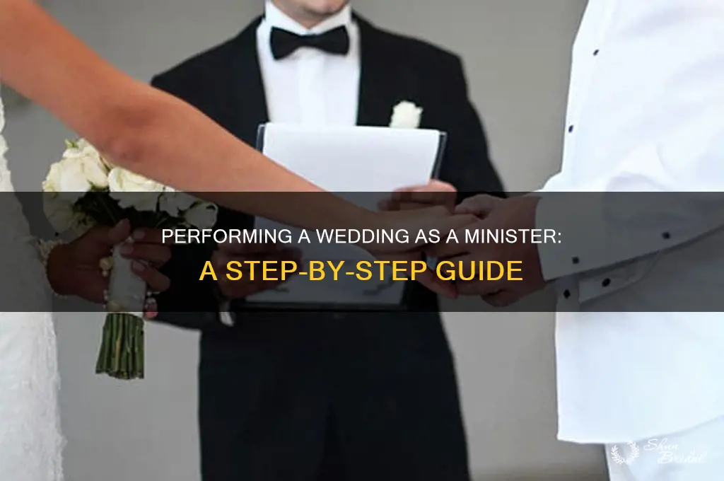 how to perform a wedding as a minister