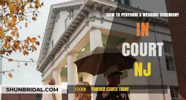 Performing a Court Wedding Ceremony in New Jersey: A Step-by-Step Guide