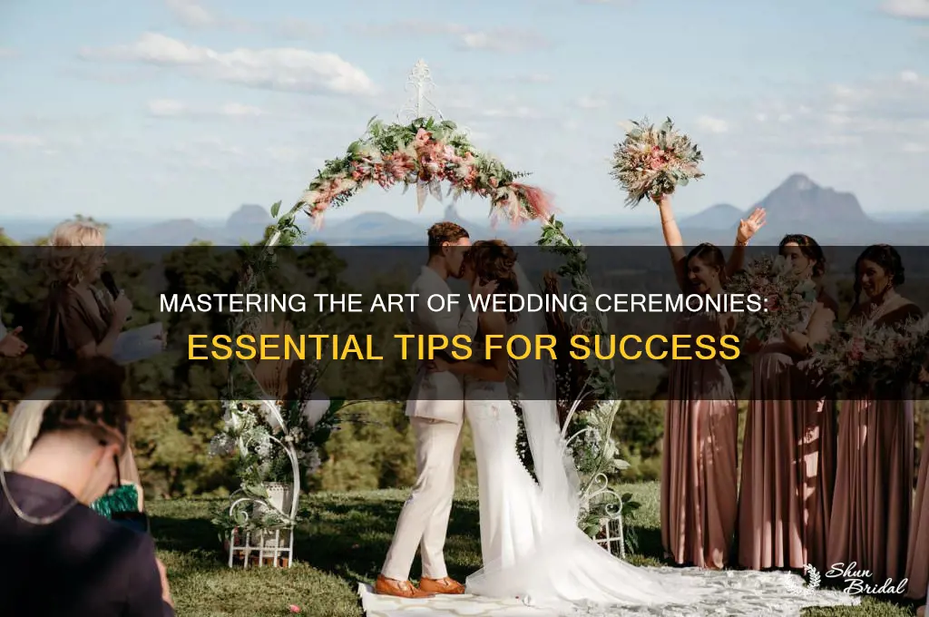 how to perform a wedding ceremony tips