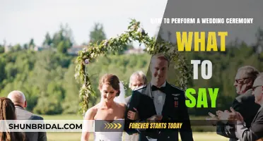 Crafting the Perfect Wedding Ceremony: Essential Words and Steps