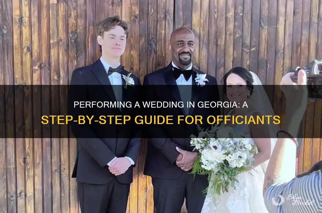 how to perform a wedding in Georgia
