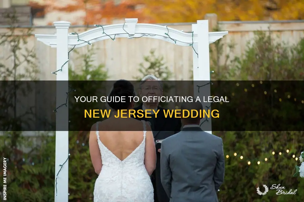 how to perform a wedding in new jersey