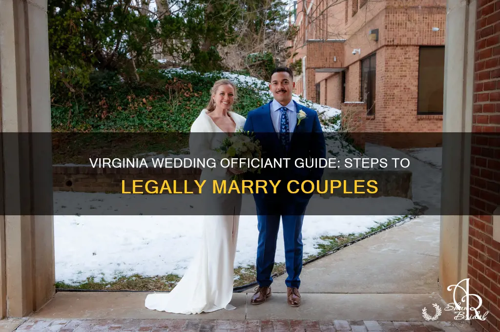 how to perform a wedding in Virginia