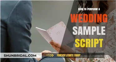 Crafting the Perfect Wedding Ceremony: A Sample Script Guide