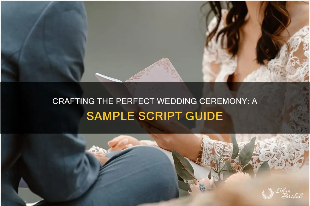 how to perform a wedding sample script