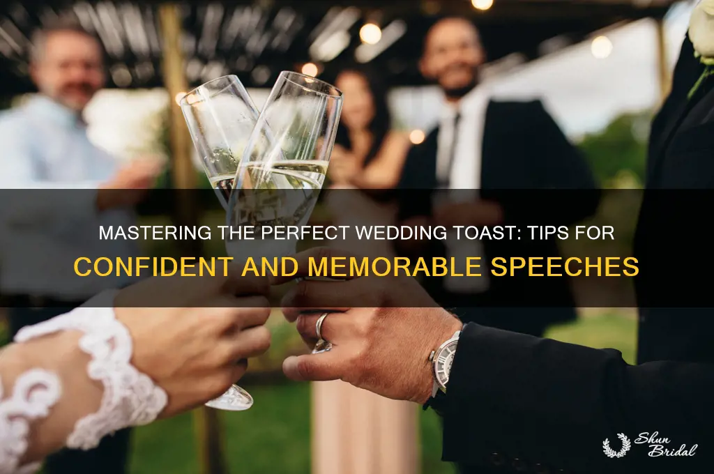 how to perform a wedding toast