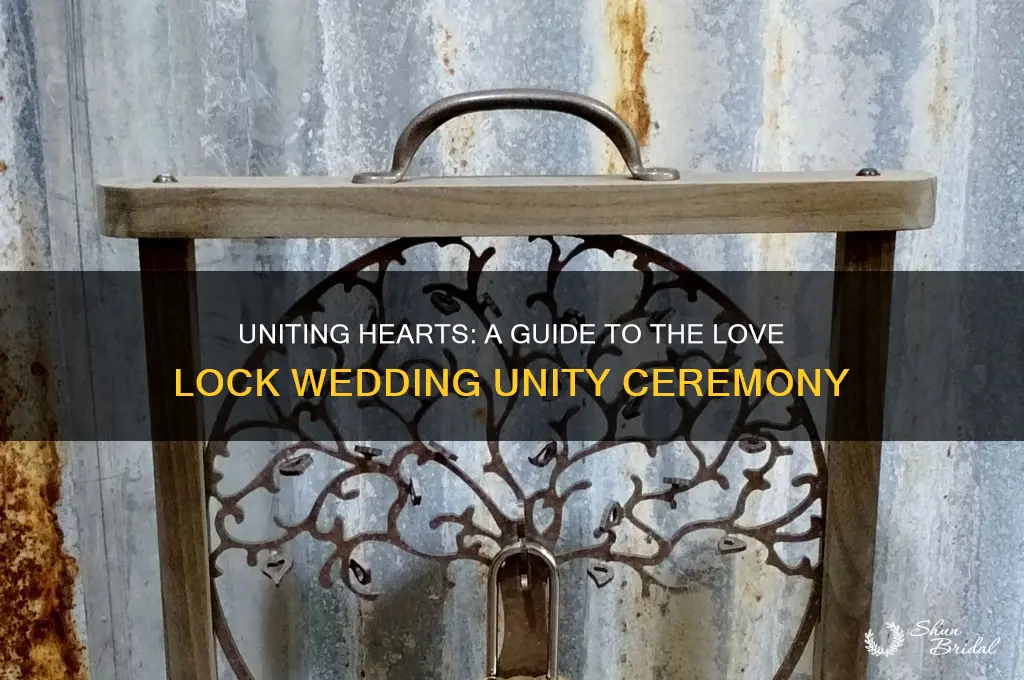 how to perform love lock wedding unity ceremony
