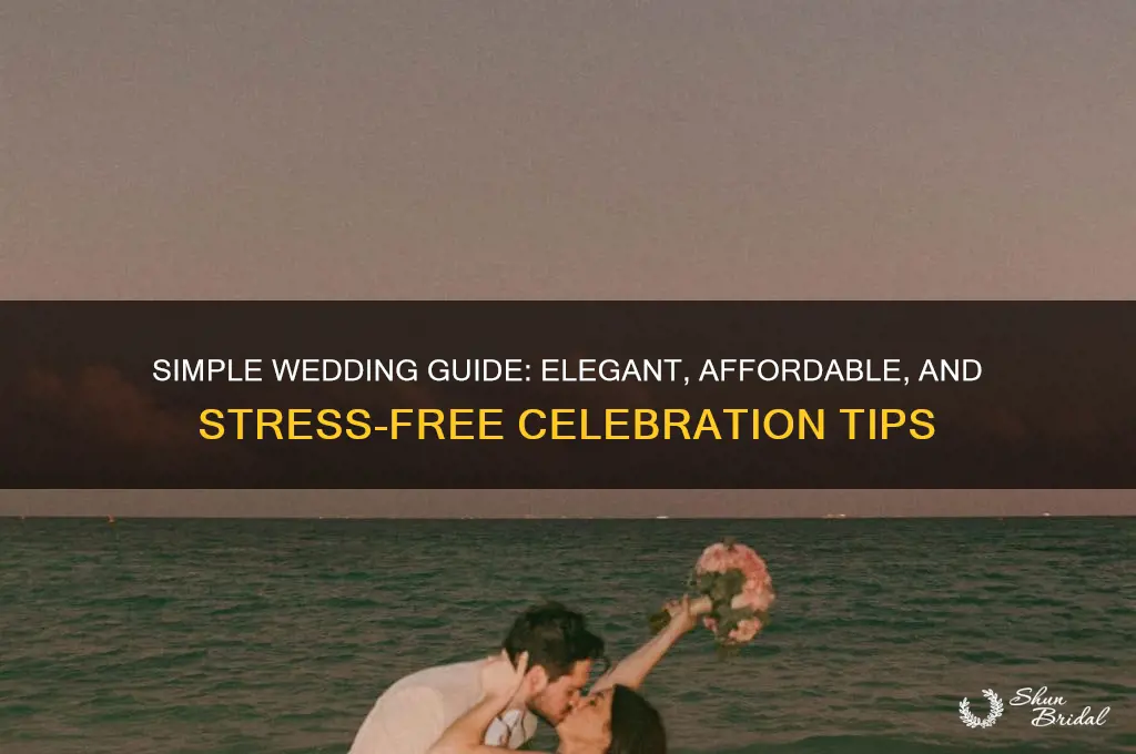 how to perform simple wedding