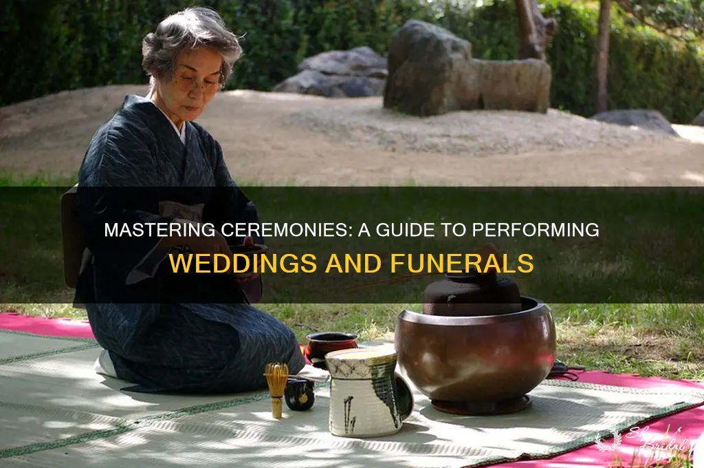 how to perform weddings and funerals book
