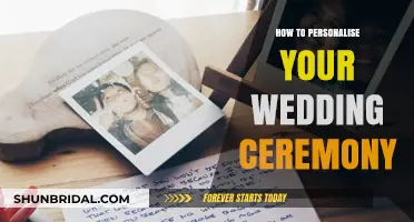 Unique Vows, Personal Touches: Crafting Your Dream Wedding Ceremony