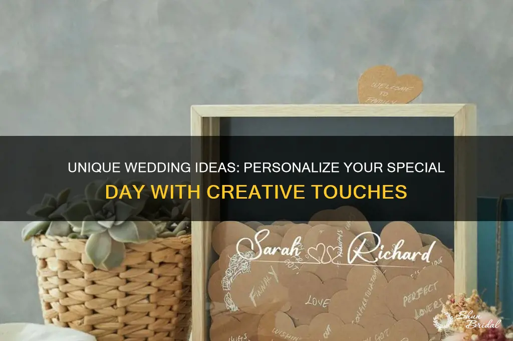 how to personalise your wedding day