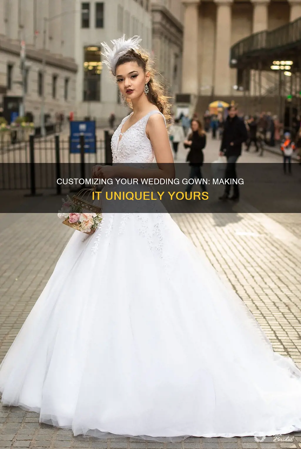how to personalise your wedding dress
