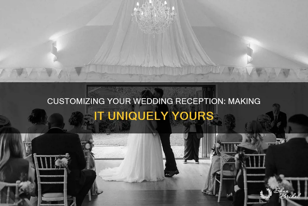 how to personalise your wedding reception