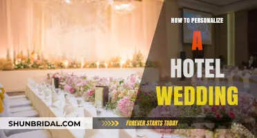 Personalize Your Hotel Wedding: Creative Ideas for a Unique Celebration