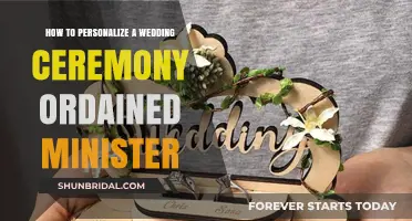 Personalizing Your Wedding: Tips for Ordained Ministers to Make It Unique