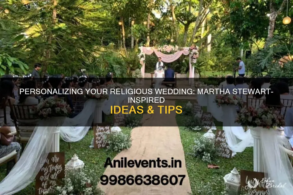 how to personalize religious wedding martha stewart weddings