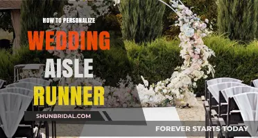 Creative Ways to Personalize Your Wedding Aisle Runner for a Unique Ceremony