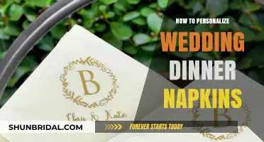 Creative Ways to Personalize Wedding Dinner Napkins for Your Big Day