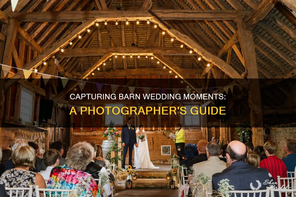 how to photograph a barn wedding