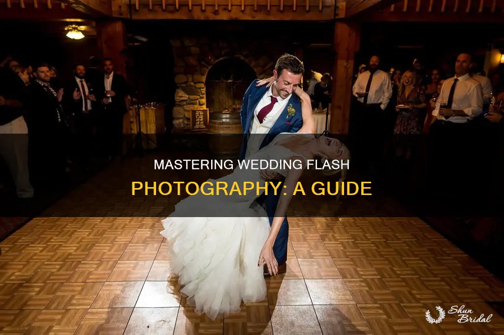 how to photograph a wedding flash