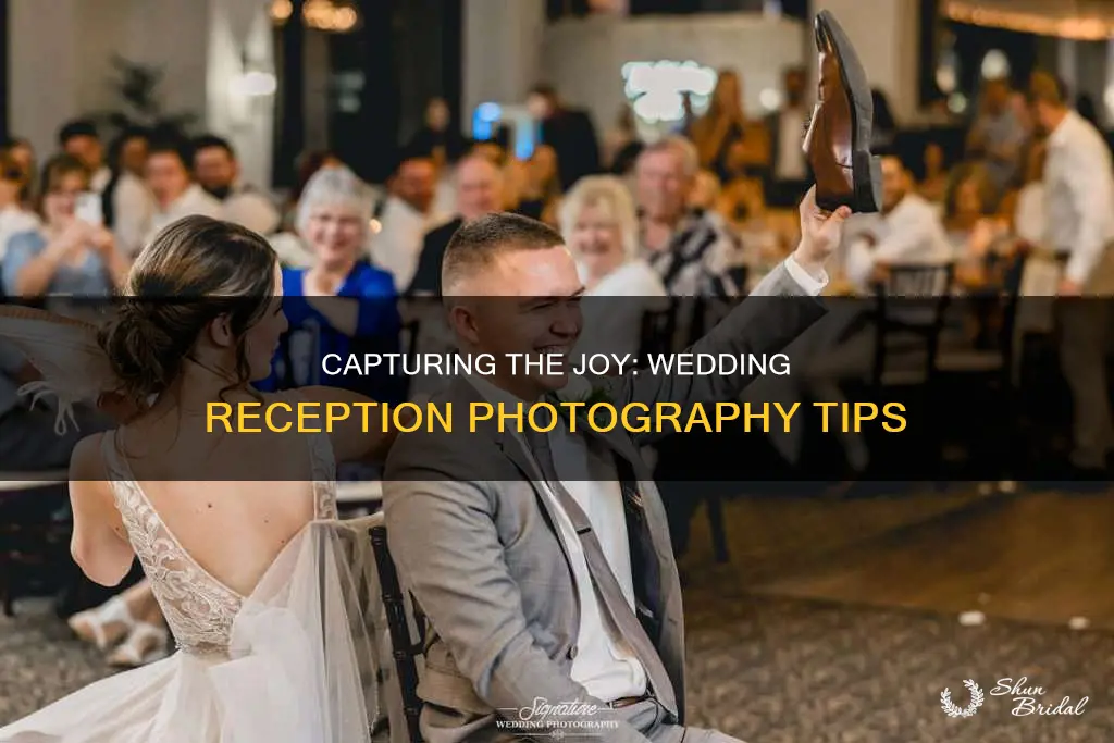 how to photograph a wedding reception