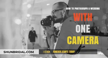 Capturing a Wedding with One Camera: A Photographer's Guide