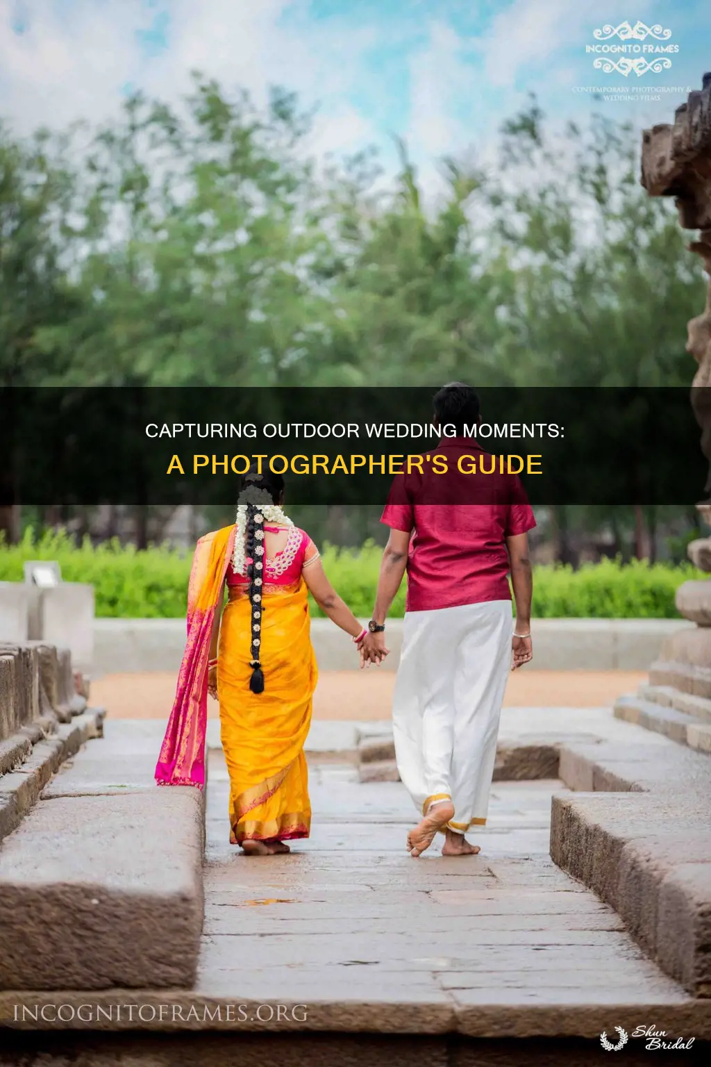 how to photograph an outdoor wedding