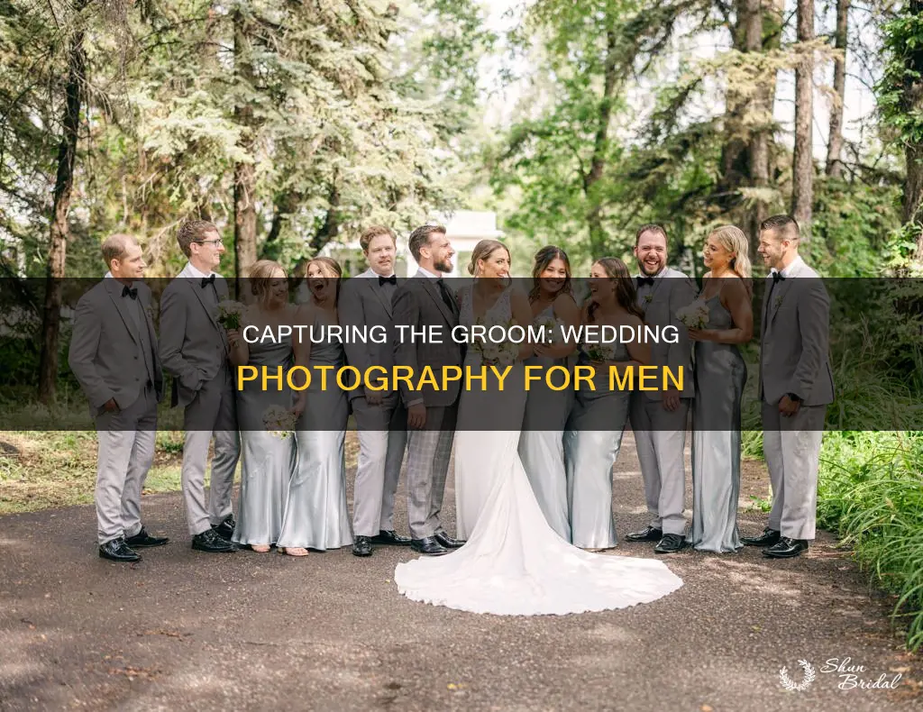 how to photograph men at wedding