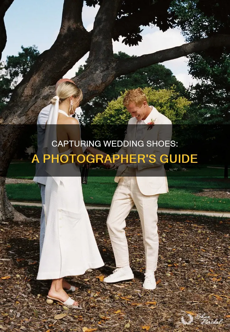 how to photograph wedding shoes