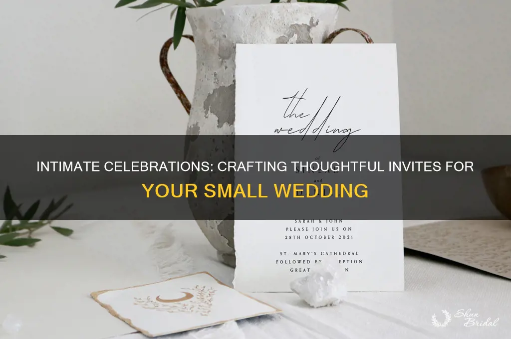 how to phrase a small wedding without offending anyone