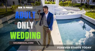 Elegant Adult-Only Wedding: Crafting the Perfect Invitation Wording