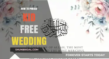 Crafting a Gracious Kid-Free Wedding Invitation: Tips and Wording Ideas