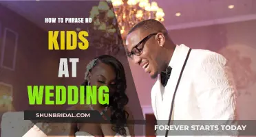 Crafting a Gracious 'No Kids' Wedding Policy: Tips for Polite Phrasing