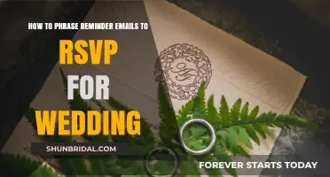 Gentle Reminders: Wedding RSVPs