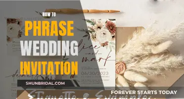 Phrasing Wedding Invitations: The Art of Warm Welcoming