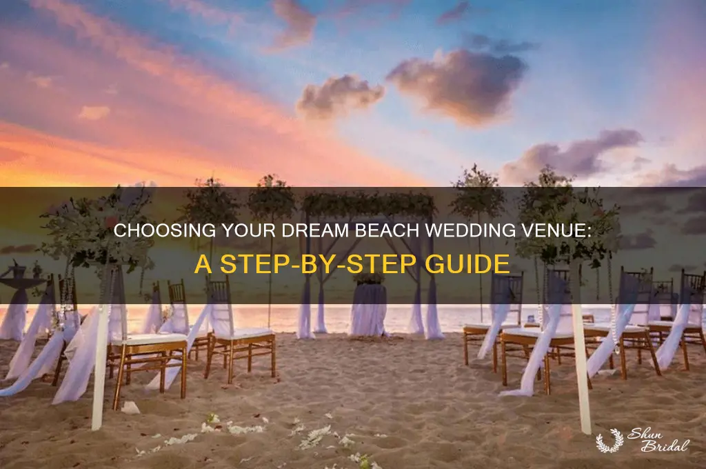 how to pick a beach to have a wedding on