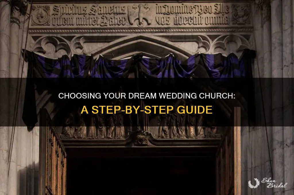 how to pick a church for a wedding