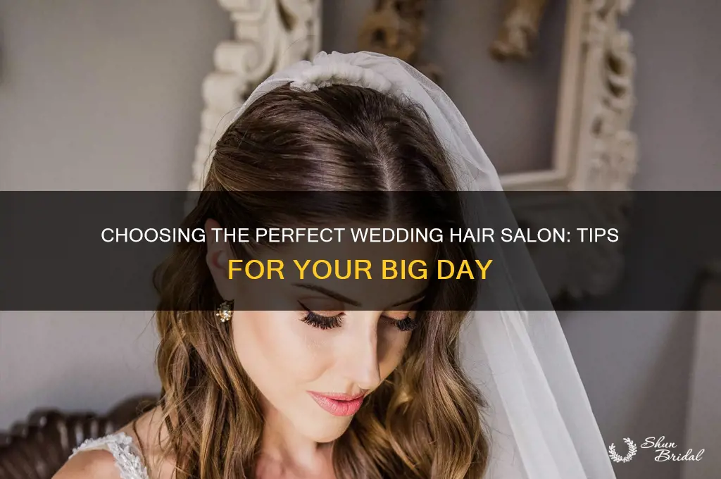 how to pick a hair salon for your wedding