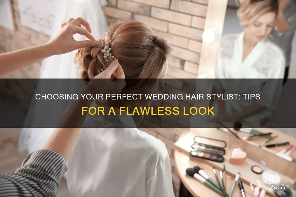 how to pick a hair stylist for your wedding