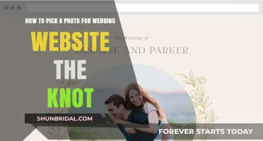 Choosing the Perfect Wedding Photo for Your Website