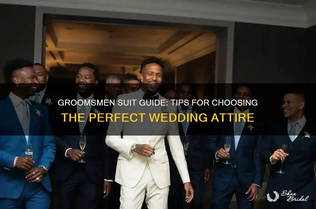 how to pick a suit for wedding groomsmen