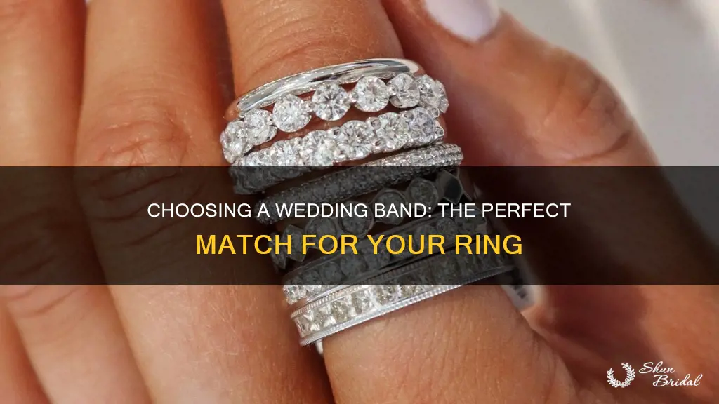 how to pick a wedding band for engagement ring