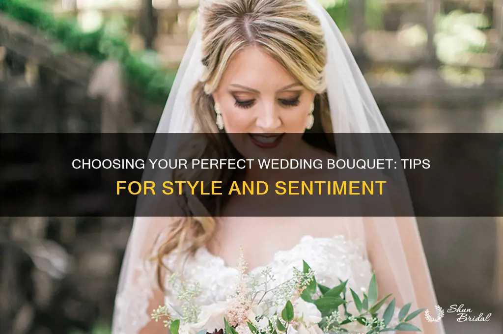 how to pick a wedding bouquet