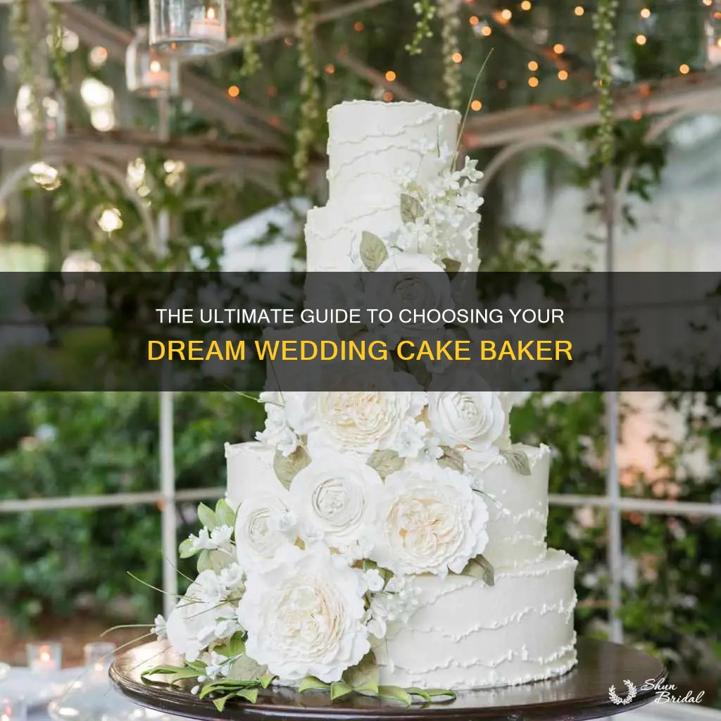 how to pick a wedding cake baker