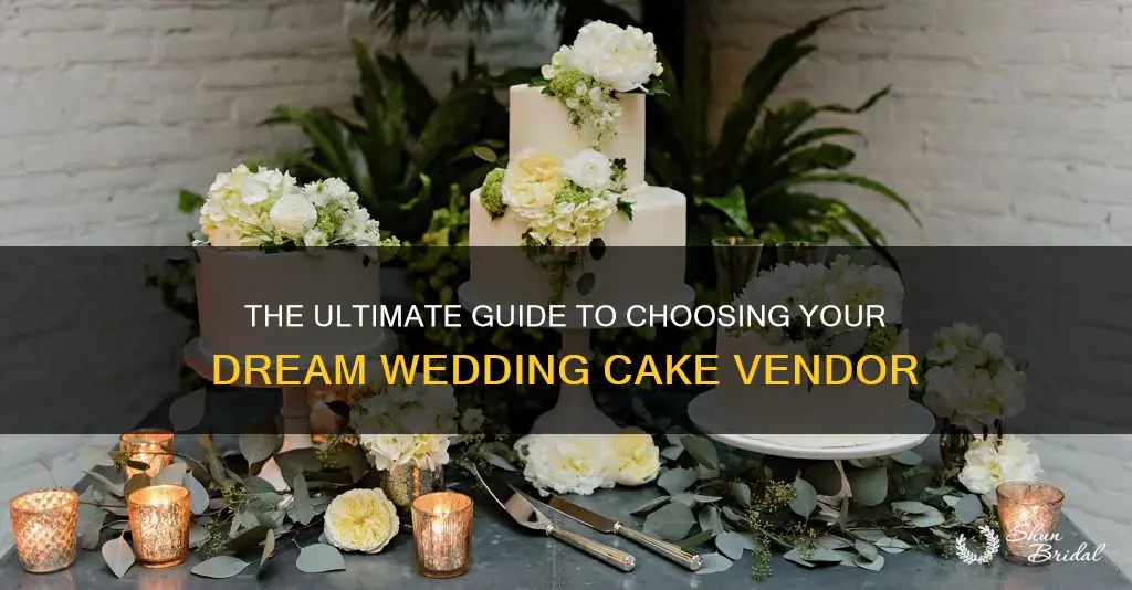 how to pick a wedding cake vendor